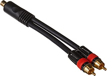 Monoprice 6inch RCA Female to 2-RCA Male Digital Coaxial Splitter Adapter