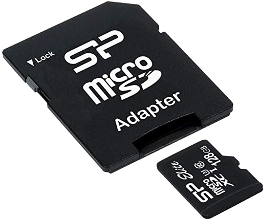 Silicon Power Elite 128GB MicroSD Card with Adapter