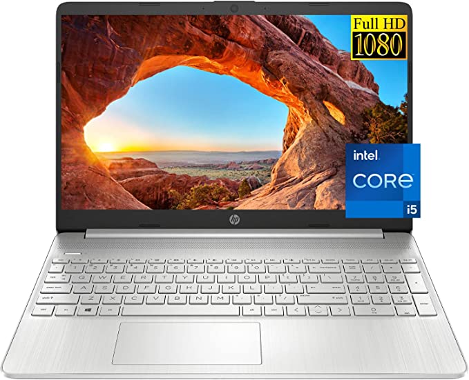 HP 15.6 inch Laptop, Intel Core i5-1135G7 Processor, 15.6" FHD Anti-Glare LED Display, HDMI, Wi-Fi and Bluetooth, Lightweight Design, Fast Charge, Windows 11 Home (16GB RAM | 1TB SSD)