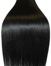 Straight Remy Human Hair Clip in Hair Extension 26 Inches(65cm) 100g 10pcs/set, Color #1j Jet Black