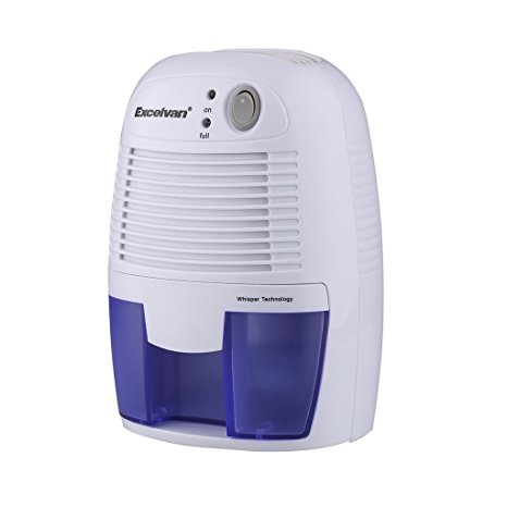 Excelvan Mini Air Compact Dehumidifier Portable Dryer for Home Bedroom Closet Bathroom Kitchen Garage Damp (500ml)