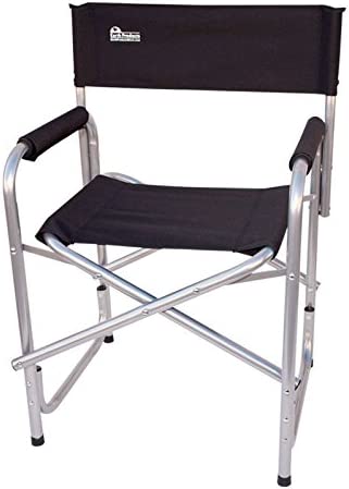 Earth Products Store "Extra Heavy Duty Folding Short Directors Chair (18" SEAT Height) w/Extra Heavy-Duty, Steel Reinforced Frame - Foam Arm Rests for Comfort - 350LBS (MAX Load)
