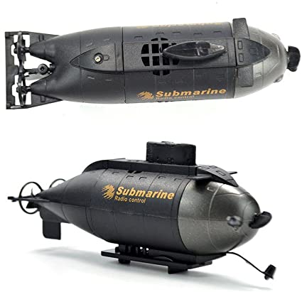 ROSENICE Mini RC Submarine Boat Radio Remote Control Toy 6CH (Random Color)