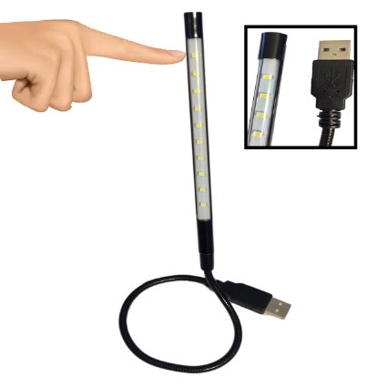 iPrimio USB LED Dimmable Stick Light - Best Value Great for Lighting up Keypads - tablets laptops