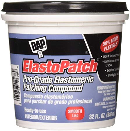 Dap 12278 Elastomeric Patch and Caulking Compound, 1-Quart Tub, Packaging may vary
