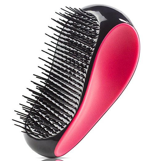 Sunmore Detangling Brush,Glide Thru Detangler Hair Comb or Brush for Women and Men,Shampoo Brush Scalp Massager Anti-Dandruff Thin Thick Wet Dry Curly Straight Hair Washing, S-shaped