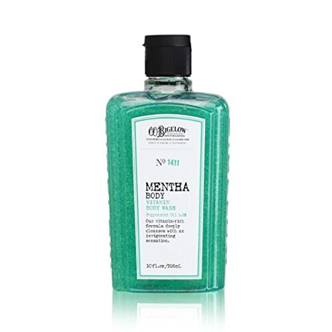 C.O. Bigelow Vitamin Body Wash No. 1411, Mentha with Peppermint Oil,10 ounces