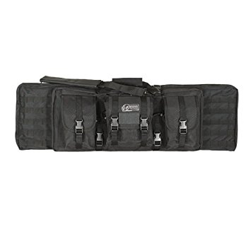 Voodoo Tactical Padded Weapon Case: Holds Rifle with Optics, Two Pistols and Ammo