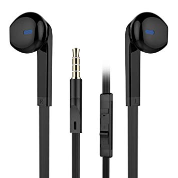 Earbuds, Arrela Wired Earphones with Microphone and Volume Control Stereo in-Ear Headphones for Running Workout Gym