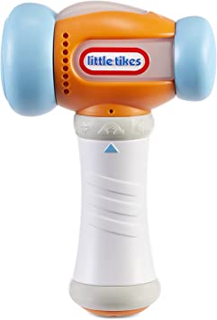 Little Tikes Count & Learn Hammer, Soft and Textured Grip for Little Hands with Numbers, Silly Sounds, Activity Lights SFX- Gift and Toy for Babies Toddlers Girls Boys Age 9 Months 1 2  Years Old