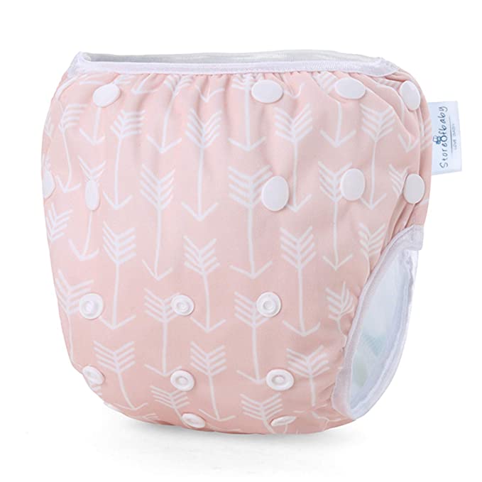 Storeofbaby Baby Washable Swim Diaper Stylish Swimwear for Infant Toddler 0 3 Years