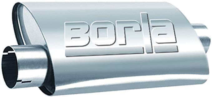 Borla 40659 Universal Turbo Center/Offset Muffler