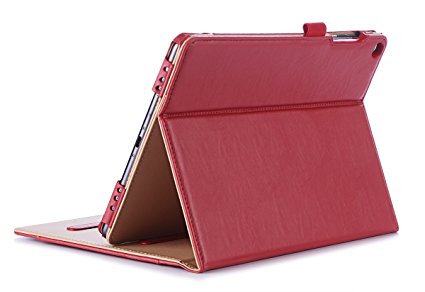 ProCase ASUS ZenPad 3S 10 Case Z500M Z500KL - Stand Cover Folio Case for ASUS ZenPad 3S 10 Tablet -Red