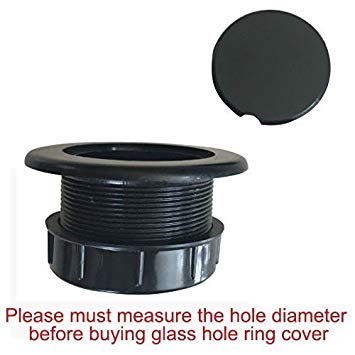 Do4U Patio Table Umbrella Parasol Hole Ring Plug and Cap Set (Black)