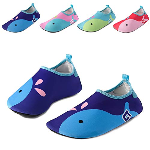 Vivay Toddler Kids Water Shoes Quick Drying Swim Beach Shoes Aqua Socks for Boys & Girls