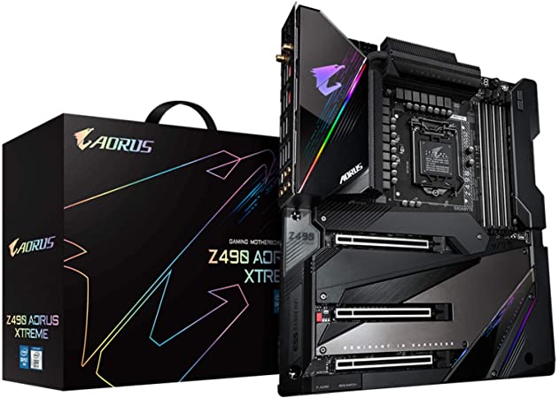 GIGABYTE Z490 AORUS Xtreme (Intel LGA1200/Z490/E-ATX/3xM.2 Thermal Guard/SATA 6Gb/s/USB 3.2 Gen 2/Onboard AC WiFi 6/Dual Thunderbolt 3/Essential USB DAC/Gaming Motherboards)