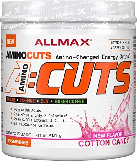 ALLMAX Nutrition ACUTS, Amino-Charged Energy Drink, Cotton Candy, 7.4 oz (210 g)