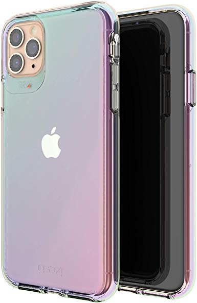 GEAR4 Crystal Palace Iridescent Compatible with iPhone 11 Pro Max Case, Advanced Impact Protection with Integrated D3O Technology, Anti-Yellowing, Phone Cover – Iridescent