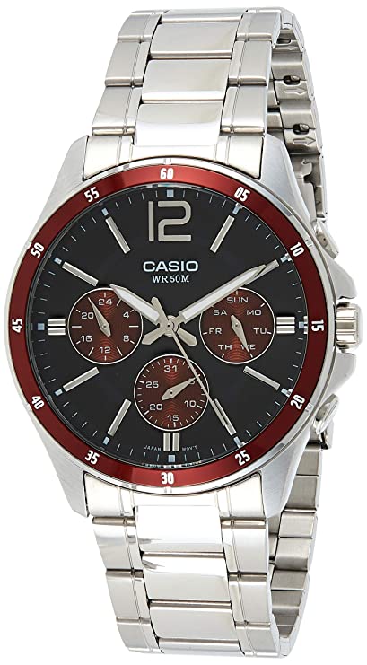 Casio Enticer Men Analog Black Dial Men's Watch - MTP-1374D-5AVDF(A951)