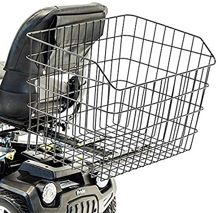 Challenger Mobility Jumbo Rear Basket XX-Large Size Grocery Shopping Compatible with Large Pride Mobility Scooter