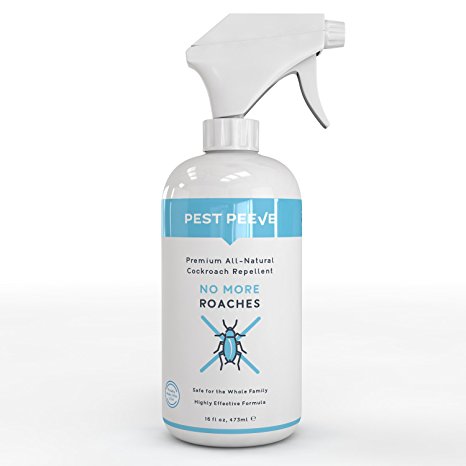 No More Roaches - Natural, Super Strength Roach and Ant Killer Spray - Cockroach Repellent and Deterrent - Eco-friendly and Safe for the Family (16 oz)