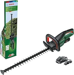 Bosch taille-haies sans fil UniversalHedgeCut 18V-50 (1x batterie 2,5 Ah, système 18V, Moteur Brushless, longueur de la lame : 50 cm, dans une boîte en carton)