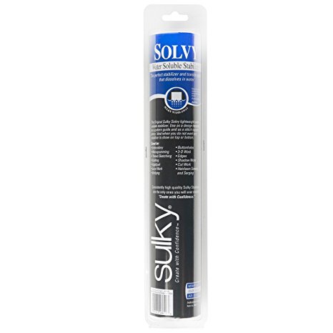 Sulky 12-Inch by 9-Yard Solvy Water Soluble Stabilizer Roll