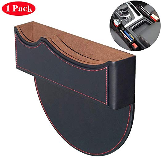 Seat Gap Filler, Console Organizer, Car Pocket, Seat Catcher, Seat Crevice Storage Box for Smartphone Loose Change Coin Wallet Key