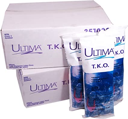 Ultima 40542-24 24-Pack T.K.O. Chlorinating Shock Treatment for Swimming Pools, 1-Pound