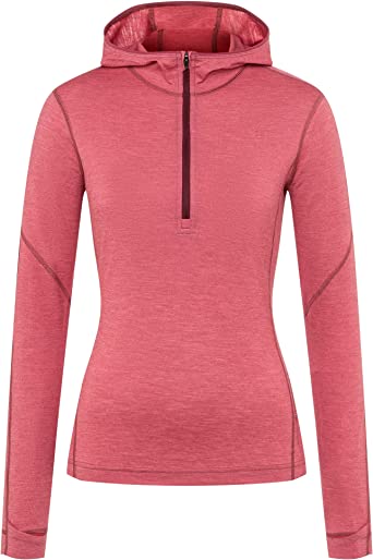 Black Diamond Equipment - W Sltn 150 Mrno Bs Qtr Zip Hdy - Wild Rose - Large