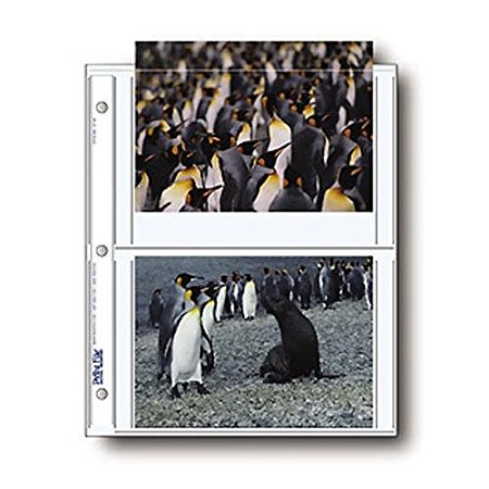 Archival Photo Pages Holds Four 5 x 7" Prints, Pack of 25