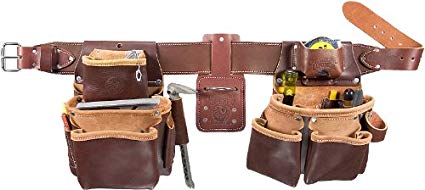 Occidental Leather 5080DB SM Small Pro Framer Tool Belt Set with Double Outer Bags