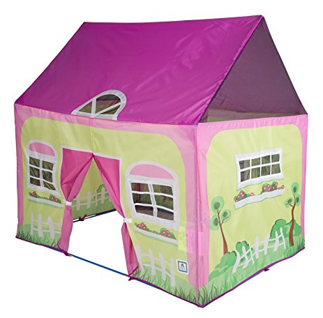 Pacific Play Tents Kids Cottage Play House Tent Playhouse for Indoor / Outdoor Fun - 50" x 40" x 50"