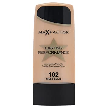 Max Factor Long Lasting Performance Foundation, No.102 Pastelle, 1.1 Ounce