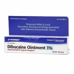 Perrigo Dibucaine Ointment 1% Hemorrhoidal & Topical Analges