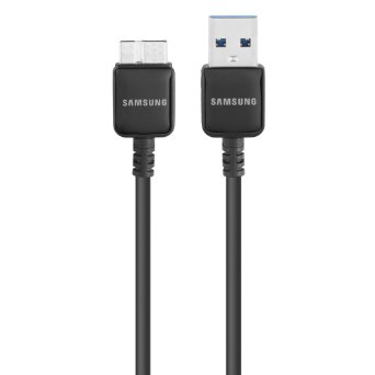 Samsung 5-Feet USB 30 Charging Sync Data Cable for Samsung Galaxy S5Note 3Tab Pro 122Note Pro 122 - Non-Retail Packaging - Black