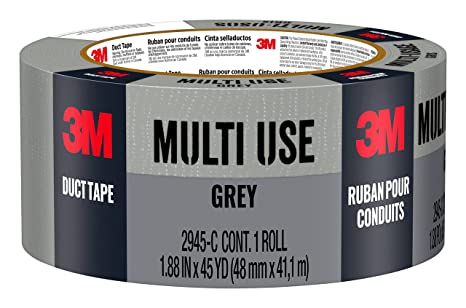 3M Multi-Use Duct Tape for Home & Shop, 1.88 inches by 45 yards, 2945-C, 1 roll