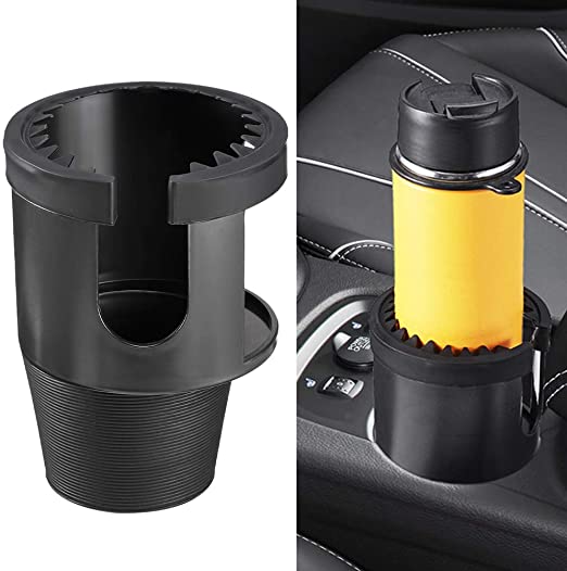 JoyTutus Car Cup Holder Adapter for Nalgene CamelBak Contigo Yeti Hydro Flask Automotive Cup Holder Expander Cup Holder Insert for Most 32-36oz Cups or Cups with Handle