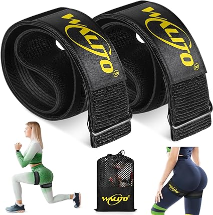 BFR Booty Bands for Women Glutes - Blood Flow Restriction Bands with Weekly Plan for Legs, Butt & Hip Building, Occlusion Bands for Workouts, Fabric Bands for Squat Butt & Thigh