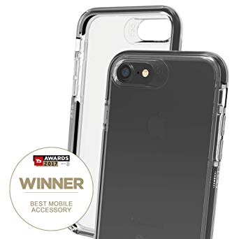 Gear4 IC7085D3 Piccadilly Case with Advanced Impact Protection [ Protected by D3O ], Slim, Tough Design for iPhone 7/8 –, Piccadilly - Black