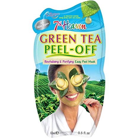 7th Heaven Green Tea Peel-Off Mask, 0.3 Ounces each (Value Pack of 2)