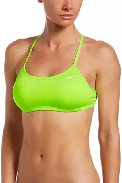 Nike Essential Racerback Bikini Top Electric Green XS