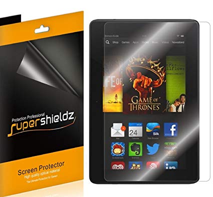 (3 Pack) Supershieldz for Fire HDX 8.9 and Kindle Fire HDX 8.9 inch Screen Protector, Anti Glare and Anti Fingerprint (Matte) Shield