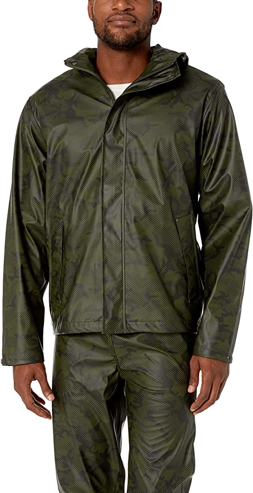 Helly Hansen Men's Moss Hooded Fully Waterproof Windproof Raincoat Jacket,