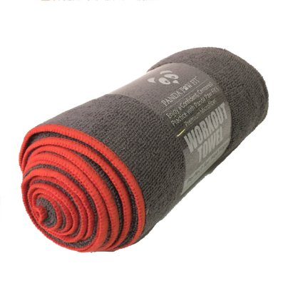 HOT Yoga Towel Insanely Absorbent Microfiber, Super Lightweight, Folds Up Very Small Use for Bikram Yoga Pilates Swimming Travel Camping. Hygienic and Machine washable!