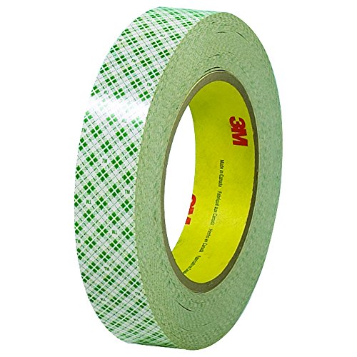 3M Double Sided Masking Tape, 6.0 Mil, 1" x 36 yds, Off White, 3/Case, 3M Stock# 7000049274