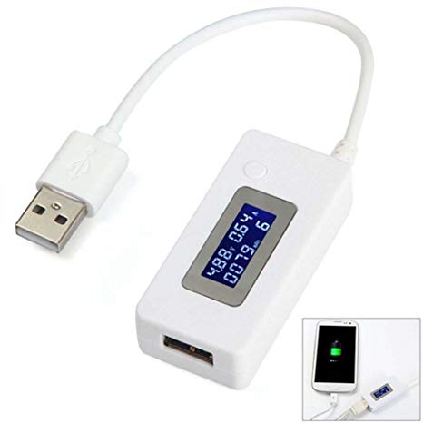Mini LCD USB Voltage Current Detector Tester Monitor Reader Amp Meter Device