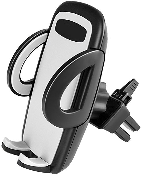 LOWELLTEK Cellphone Car Air Vent Mount Holder Cradle Compatible With Quick Release Button for iPhone 7 7 Plus SE 6s 6 Plus 6 5s 5 4s 4 Samsung Galaxy S6 S5 S4 LG Nexus Sony Nokia and More