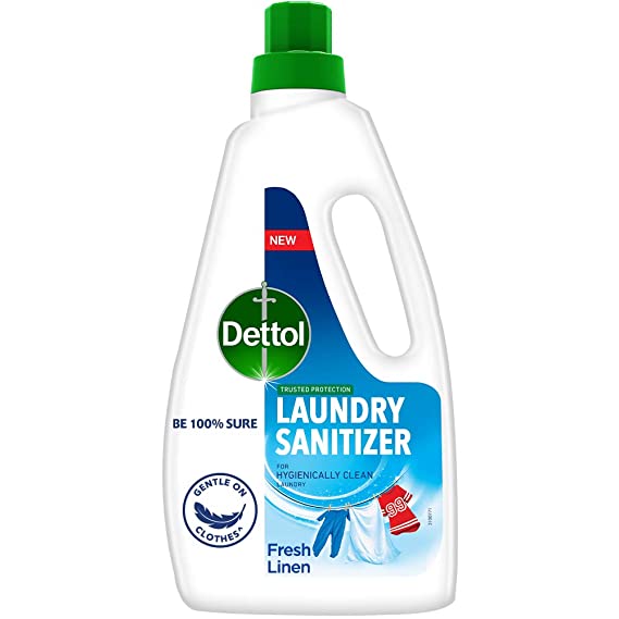 Dettol After Detergent Wash Liquid Laundry Sanitizer, Fresh Linen, 960ml