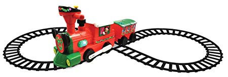 Kiddieland Disney Mickey & Minnie Ride-on Christmas Train with Caboose